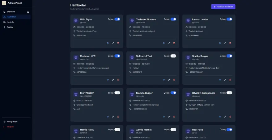 Darrov Admin Panel